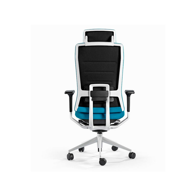 Silla de oficina ergonómica con reposabrazos