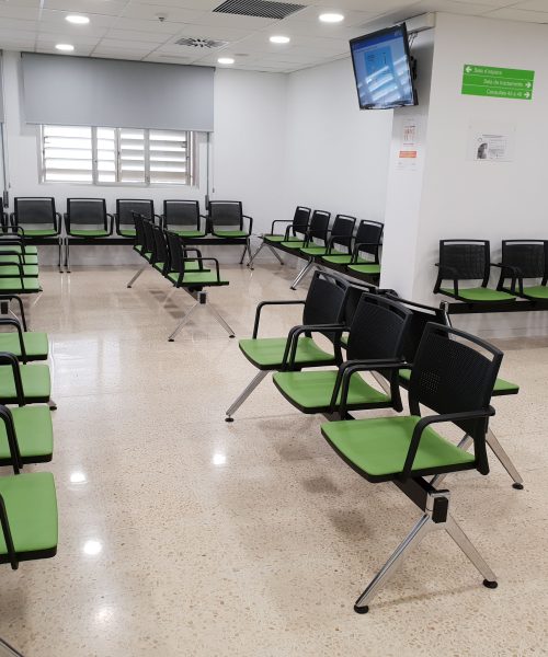 Bancos de sillas para salas de espera