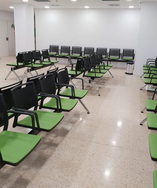 Bancos de sillas para salas de espera