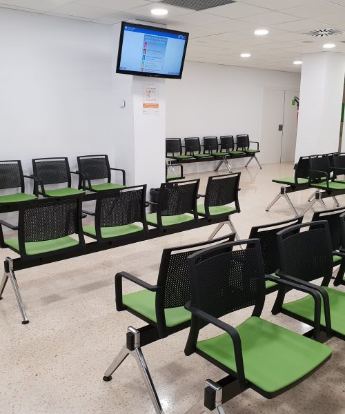 Bancos de sillas para salas de espera